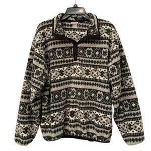 L.L Bean Vintage Fleece Pullover